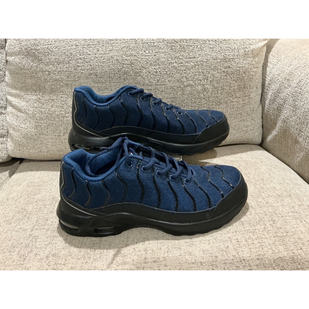 Larnmern Work Steel Toe Safety Shoes Mens 9.5 Blue Black Sneaker LSE31270-2